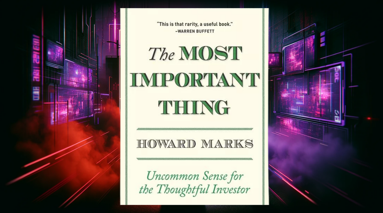 The Most Important Thing Book Summary & Review