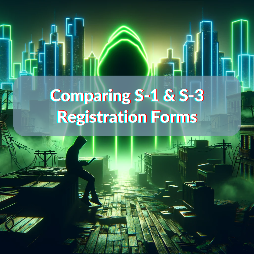 Comparing S-1 & S-3 Registration Forms